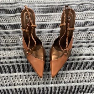 New cerrati leather heels